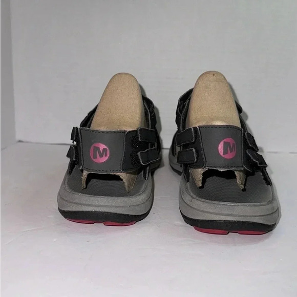 BQ30 Merrell Cedrus Convertible Hiking Sport Sandals Black Rose Red - Picture 5 of 7